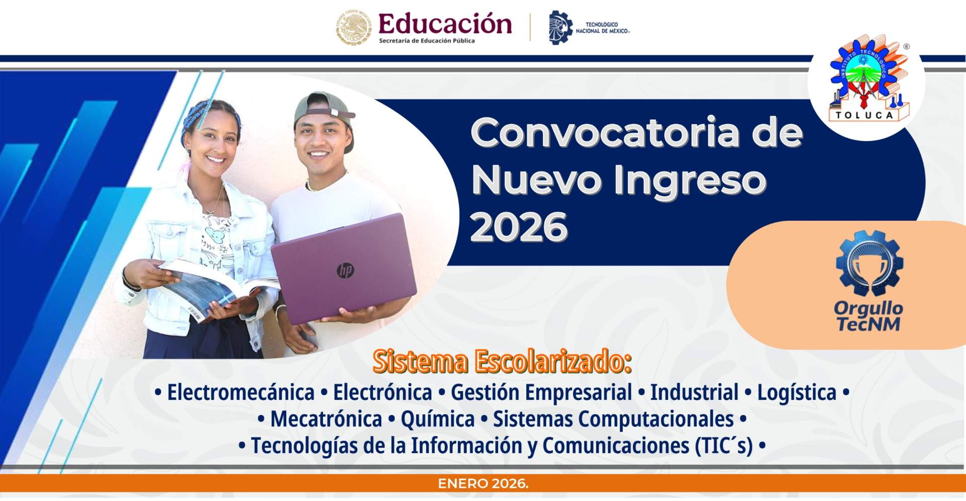 Convocatoria nuevo ingreso